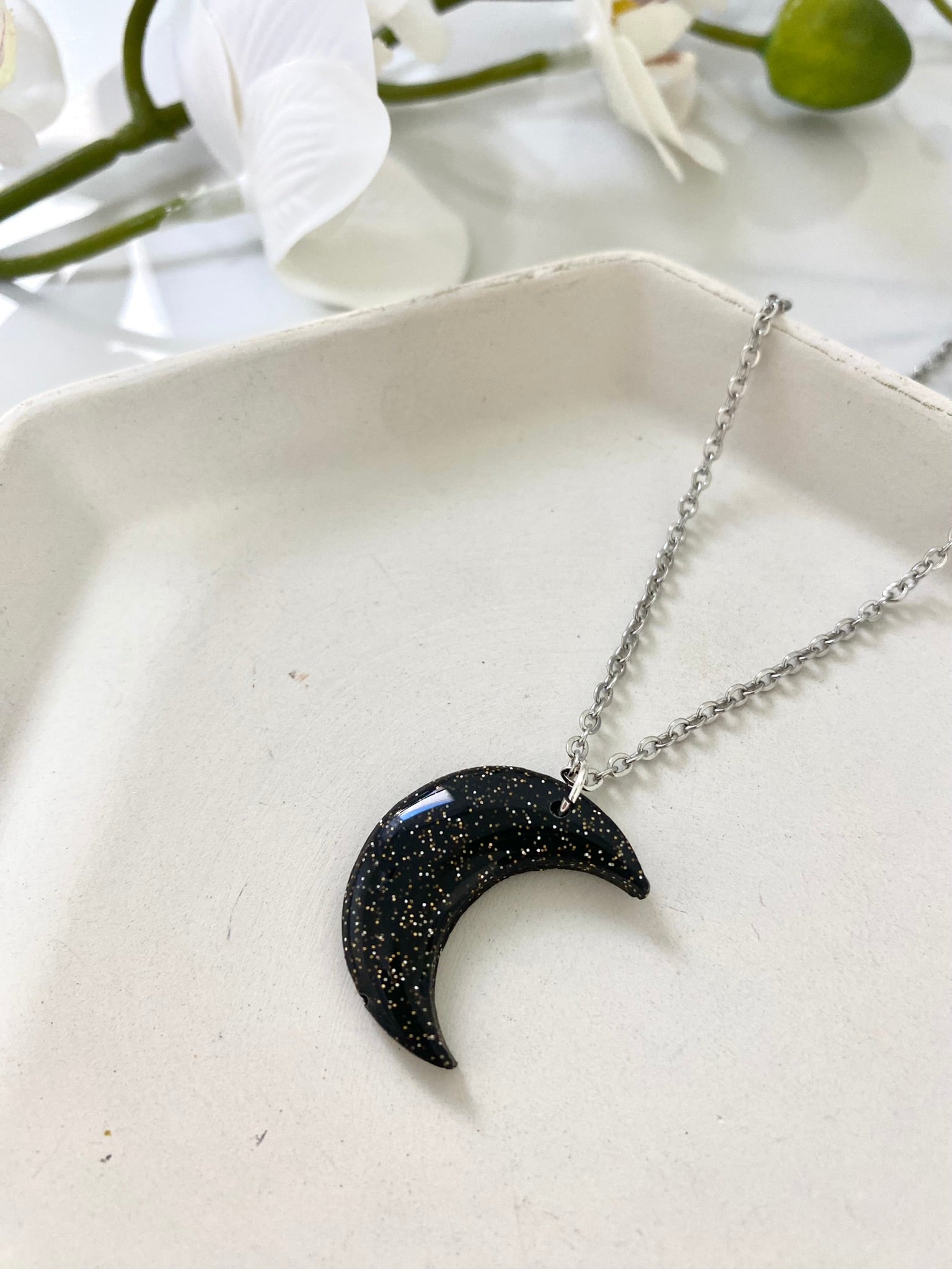 Cynthia Half Moon Necklace – Layer the Love